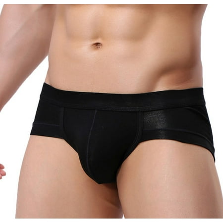 Men s Sexy Bulge Pouch Underwear Briefs Soft Elastic Modal Low Rise Underpants