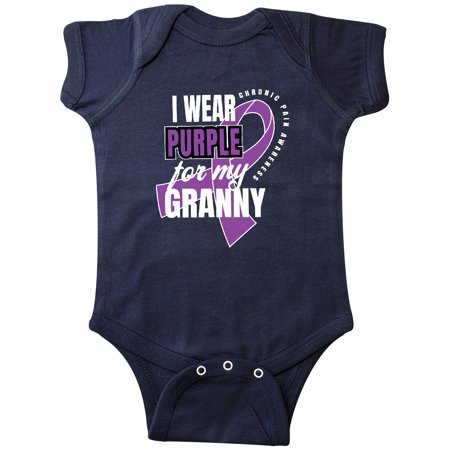 Inktastic Chronic Pain I Wear Purple For My Granny Gift Baby Boy or Baby Girl Bodysuit
Inktastic Chronic Pain I Wear Purple For My Granny Gift Baby Boy or Baby Girl Bodysuit