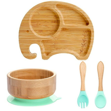 QWZNDZG 4pcs Bamboo Plate Sets Baby Feeding Bowl Wooden Kids Feeding Supplies Spoon Fork for Baby Tableware Suction Plate Bowl Cup
QWZNDZG 4pcs Bamboo Plate Sets Baby Feeding Bowl Wooden Kids Feeding Supplies Spoon Fork for Baby Tableware Suction Plate Bowl Cup