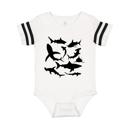 Inktastic School of Sharks Gift Baby Boy or Baby Girl Bodysuit
