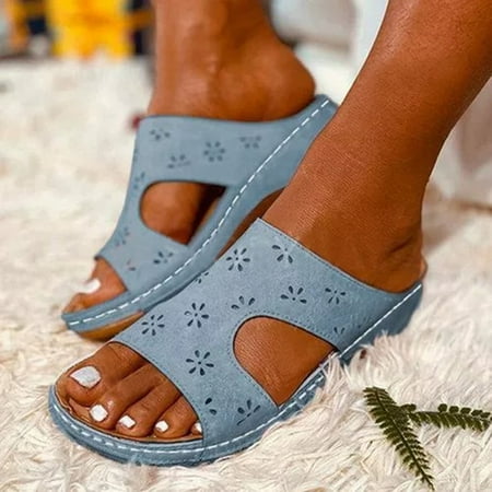 YOTAMI Slippers for Women Women s Fashion Casual Hollow Carved Large Size Slope Sandals and Slippers Blue
YOTAMI Slippers for Women Women s Fashion Casual Hollow Carved Large Size Slope Sandals and Slippers Blue