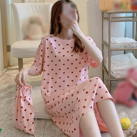 Women s Cotton Nightgown Sleepwear Short Sleeves Shirt Casual Print Sleepdress Loose Fit Sleepwear Pajama Muti-Pattern Optional
Women s Cotton Nightgown Sleepwear Short Sleeves Shirt Casual Print Sleepdress Loose Fit Sleepwear Pajama Muti-Pattern Optional