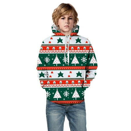 Toddler Boys Hoodies Unisex Long Sleeve Sweatshirt Christmas Tree Printed Pullover Hooded For Children With Pocket
Toddler Boys Hoodies Unisex Long Sleeve Sweatshirt Christmas Tree Printed Pullover Hooded For Children With Pocket