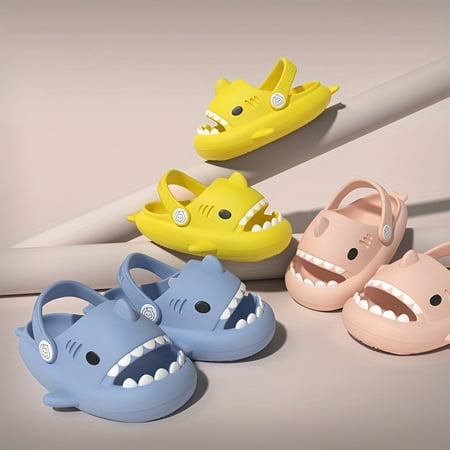 Boys Trendy Shark Clog Slides With Assorted Colors Kids Casual Outdoor Waking Slippers With Strap
Boys Trendy Shark Clog Slides With Assorted Colors Kids Casual Outdoor Waking Slippers With Strap
