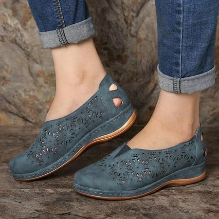XINKAIRUN Women S Slipper New Fashion Non-Slip Hollow Wedges Flat Round toe Casual Sandals for Ladies Blue
XINKAIRUN Women S Slipper New Fashion Non-Slip Hollow Wedges Flat Round toe Casual Sandals for Ladies Blue