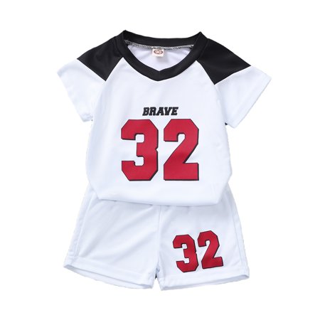 Kucnuzki 4T Toddler Boy Summer Outfits Shorts Sets 5T Short Sleeve BRAVE 32 Prints Cozy Tops Elastic Cozy Shorts 2PCS Set White
Kucnuzki 4T Toddler Boy Summer Outfits Shorts Sets 5T Short Sleeve BRAVE 32 Prints Cozy Tops Elastic Cozy Shorts 2PCS Set White
