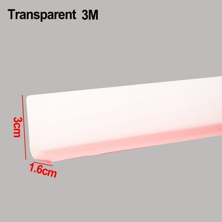 GLFSIL 100/150/200/300cm Bathroom Retention Water Barrier Strip Basin Water Stopper