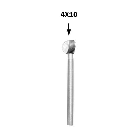 Wood Carving Drill Bit White Steel Engraving Bit Carbide Steel Root Milling Burr