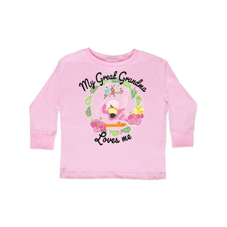Inktastic Baby Flamingo My Great Grandma Loves Me with Flower Wreath Gift Toddler Boy or Toddler Girl Long Sleeve T-Shirt
Inktastic Baby Flamingo My Great Grandma Loves Me with Flower Wreath Gift Toddler Boy or Toddler Girl Long Sleeve T-Shirt