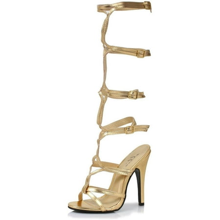 Sassy Gold Adult Shoes Halloween Costume Accessory