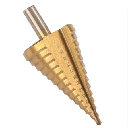 HSS Step Cone Drill Bit - 4-42Mm 14 Sizes Round Hole Cutter Tool High Speed Steel
HSS Step Cone Drill Bit - 4-42Mm 14 Sizes Round Hole Cutter Tool High Speed Steel