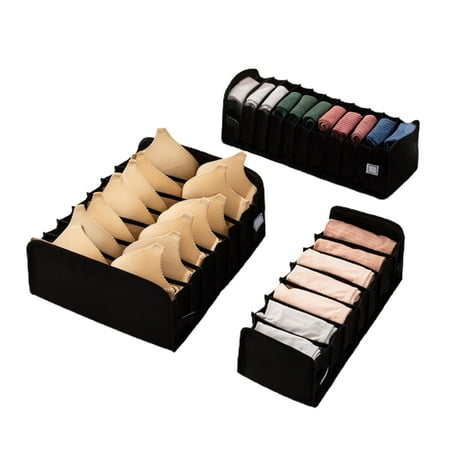 XIDS 3Pcs/Set Storage Box Solid Color Foldable Fabric Closet Dresser Drawer Bra Organizer for Home
XIDS 3Pcs/Set Storage Box Solid Color Foldable Fabric Closet Dresser Drawer Bra Organizer for Home
