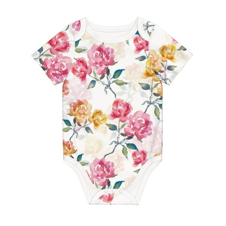 Coaee Colorful Flowers for Soft Cotton Baby Short-Sleeve Bodysuit Baby Girls Boys Bodysuit Romper
Coaee Colorful Flowers for Soft Cotton Baby Short-Sleeve Bodysuit Baby Girls Boys Bodysuit Romper