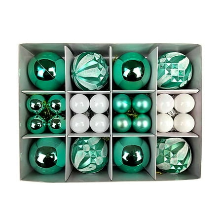 xinhuadsh 40Pcs 3/6cm Christmas Tree Color Ball Shatterproof Drawing Paper Box High Gloss Plastic Xmas Party Decor Hanging Ball Pendant for Festival
xinhuadsh 40Pcs 3/6cm Christmas Tree Color Ball Shatterproof Drawing Paper Box High Gloss Plastic Xmas Party Decor Hanging Ball Pendant for Festival
