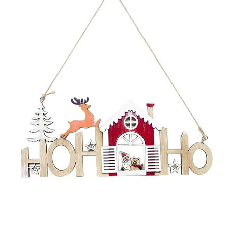 NUOLUX Christmas Elder Shape Decoration Use Wooden Painted House Hanging Home Indoor Closet Decoration Use Pendant
NUOLUX Christmas Elder Shape Decoration Use Wooden Painted House Hanging Home Indoor Closet Decoration Use Pendant