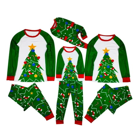 Stamzod Dad Mom Baby Kid Family Matching Christmas Pajamas Sleepwear Christmas Pjs For Family Christmas Tree Printed Top And Long Pants Sleepwear Sets Green 4Y
Stamzod Dad Mom Baby Kid Family Matching Christmas Pajamas Sleepwear Christmas Pjs For Family Christmas Tree Printed Top And Long Pants Sleepwear Sets Green 4Y