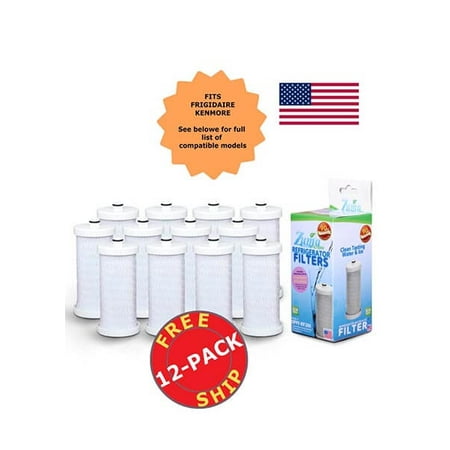 Zuma Filters™ Brand Refrigerator Water and Ice Filter compatible with Frigidaire® 204389101 (12 Pack) OPFF-RF300
Zuma Filters™ Brand Refrigerator Water and Ice Filter compatible with Frigidaire® 204389101 (12 Pack) OPFF-RF300