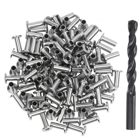 120 Pack Stainless Steel Protector Sleeves for 1/8 inch 5/32 inch or 3/16 inch Cable Railing T316 Marine Grade Cable Railing Kit with Drill Bit
120 Pack Stainless Steel Protector Sleeves for 1/8 inch 5/32 inch or 3/16 inch Cable Railing T316 Marine Grade Cable Railing Kit with Drill Bit