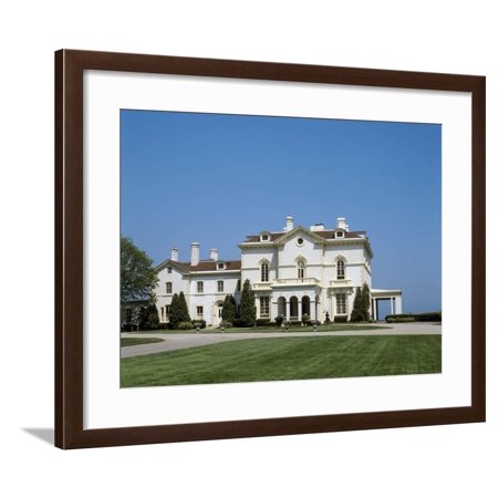 Beechwood Mansion, Newport, Rhode Island, USA Framed Print Wall Art