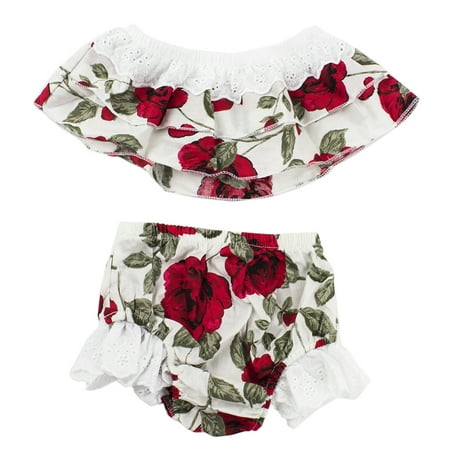 Baby Girls 2 Pcs Summer Cute Off-shoulder Tank Tops Shorts Sunsuit (0-3 Months)
Baby Girls 2 Pcs Summer Cute Off-shoulder Tank Tops Shorts Sunsuit (0-3 Months)
