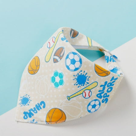 Ameiqe Baby Bibs Towel Unisex Triangles Scarf Cotton Cartoon Infantborn Feeding Apron Saliva Absorbent Bandana Towel(Sports Football)
Ameiqe Baby Bibs Towel Unisex Triangles Scarf Cotton Cartoon Infantborn Feeding Apron Saliva Absorbent Bandana Towel(Sports Football)
