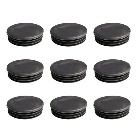 10PCS 60mm Round Plug Pipe Stopper Plastic Tube Block Furniture Inner Plug