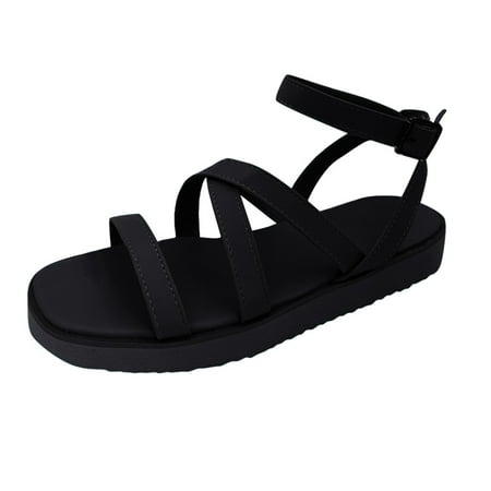 JINMGG Sandals for Women Plus Clearance Summer Summer Fashion Women Buckle Flat Open Toe Slipper Sandals Beach Casual Shoes Black 38
JINMGG Sandals for Women Plus Clearance Summer Summer Fashion Women Buckle Flat Open Toe Slipper Sandals Beach Casual Shoes Black 38