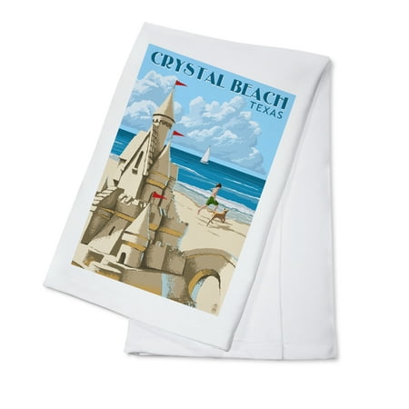 Crystal Beach Texas Sand Castle (100% Cotton Tea Towel Decorative Hand Towel Kitchen and Home)
Crystal Beach Texas Sand Castle (100% Cotton Tea Towel Decorative Hand Towel Kitchen and Home)