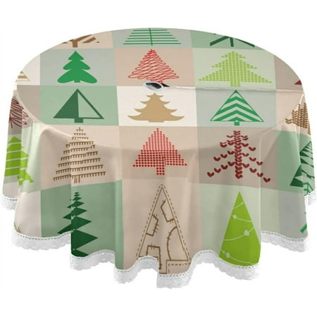 SKYSONIC Christmas Tree Round Tablecloth 60In Waterproof Round Table Cloths with Umbrella Hole and Zipper Party Patio Table Covers for Outdoor Backyard /BBQ/Picnic
SKYSONIC Christmas Tree Round Tablecloth 60In Waterproof Round Table Cloths with Umbrella Hole and Zipper Party Patio Table Covers for Outdoor Backyard /BBQ/Picnic