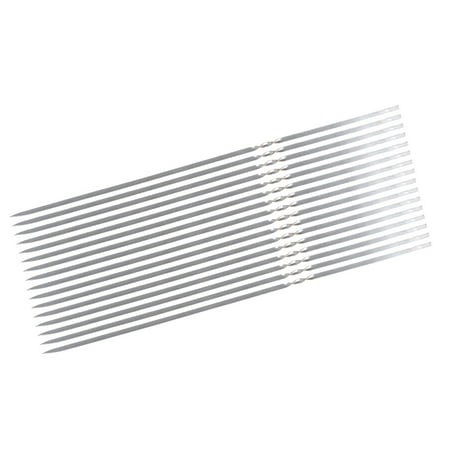 HOMEMAXS 20PCS 304 Stainless Steel Barbecue Skewers Barbecue Fork Barbecue Skewer Kabob Skewer(Silver)
HOMEMAXS 20PCS 304 Stainless Steel Barbecue Skewers Barbecue Fork Barbecue Skewer Kabob Skewer(Silver)