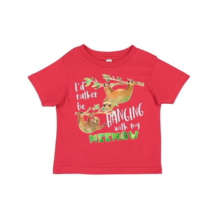 Inktastic Id Rather Be Hanging with My Meemaw- Cute Sloths Gift Toddler Boy or Toddler Girl T-Shirt
Inktastic Id Rather Be Hanging with My Meemaw- Cute Sloths Gift Toddler Boy or Toddler Girl T-Shirt
