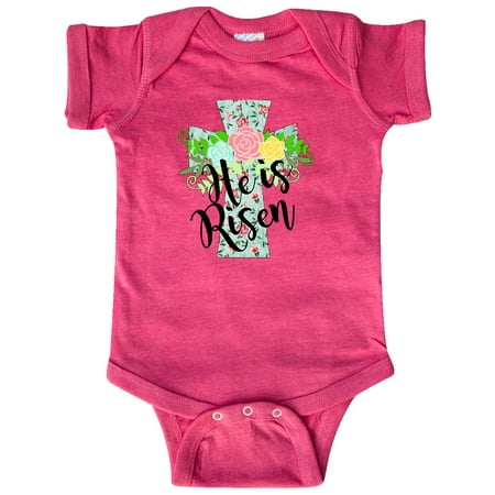 Inktastic He Is Risen Floral Print Cross with Beautiful Flowers Gift Baby Boy or Baby Girl Bodysuit
Inktastic He Is Risen Floral Print Cross with Beautiful Flowers Gift Baby Boy or Baby Girl Bodysuit
