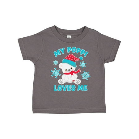Inktastic Polar Bear My Poppi Loves Me in Santa Hat with Snowflakes Gift Toddler Boy or Toddler Girl T-Shirt
Inktastic Polar Bear My Poppi Loves Me in Santa Hat with Snowflakes Gift Toddler Boy or Toddler Girl T-Shirt