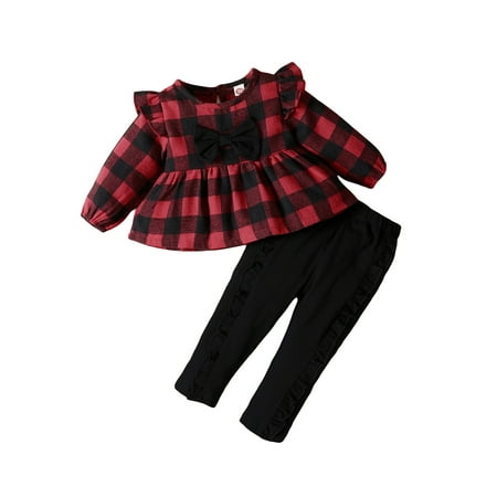 Bagilaanoe 2pcs Newborn Baby Girl Long Pants Set Plaid Print Long Sleeve Ruffle A-line Tops + Trousers 3M 6M 9M 12M 18M 24M Infant Casual Outfits
Bagilaanoe 2pcs Newborn Baby Girl Long Pants Set Plaid Print Long Sleeve Ruffle A-line Tops + Trousers 3M 6M 9M 12M 18M 24M Infant Casual Outfits