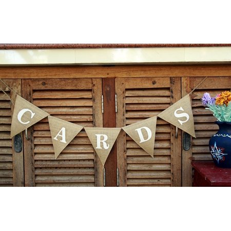 Wedding CARD Banner-Wedding Reception Burlap-Mini Card Sign-Party Event Wedding Banner-Card Burlap-Reception Card Banner-Card Box- Card Wedding Banner