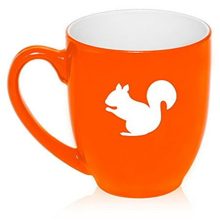 16 oz Large Bistro Mug Ceramic Coffee Tea Glass Cup Squirrel (Orange) 
16 oz Large Bistro Mug Ceramic Coffee Tea Glass Cup Squirrel (Orange)