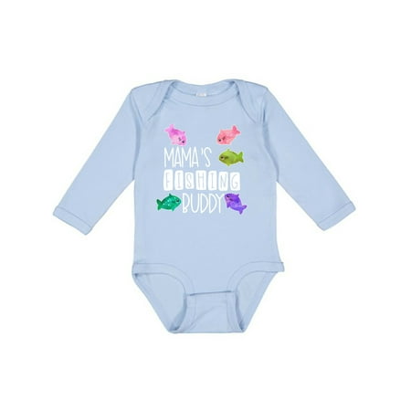 Inktastic Mama s Fishing Buddy with Colorful Fish Gift Baby Boy or Baby Girl Long Sleeve Bodysuit
Inktastic Mama s Fishing Buddy with Colorful Fish Gift Baby Boy or Baby Girl Long Sleeve Bodysuit