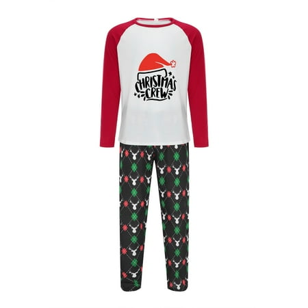 Frehsky matching family outfits Christmas Pajamas Set Letter Print Raglan Sleeve Top And Printed Pants Sleepwear For Dad
Frehsky matching family outfits Christmas Pajamas Set Letter Print Raglan Sleeve Top And Printed Pants Sleepwear For Dad