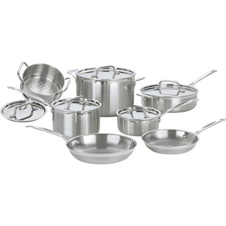 MultiClad Pro Triple Ply Stainless 12-Piece Cookware Set