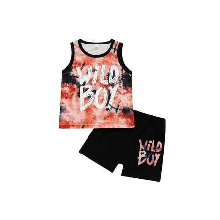 Toddler Kids Suit Set Boys Summer Letter Print Sleeveless T-Shirt Top Short Pants 1-5Y
Toddler Kids Suit Set Boys Summer Letter Print Sleeveless T-Shirt Top Short Pants 1-5Y