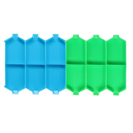 HUAQUE 6Pcs Bead Sorting Trays Stackable Large Capacity PP Large Diamond Rhinestone Plate Tray for Home
HUAQUE 6Pcs Bead Sorting Trays Stackable Large Capacity PP Large Diamond Rhinestone Plate Tray for Home