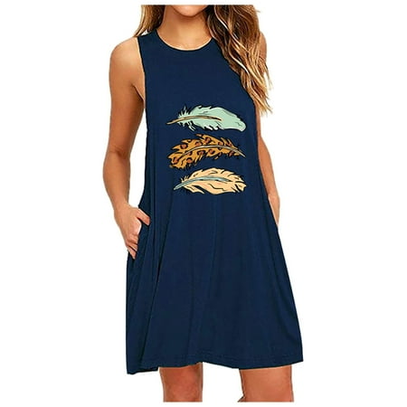gakvbuo Summer Savings Clearance Summer Dresses For Women 2023 plus size dress for women sundresses Womens Pocket Printing Sleeveless Casual Nightdress Dresses
gakvbuo Summer Savings Clearance Summer Dresses For Women 2023 plus size dress for women sundresses Womens Pocket Printing Sleeveless Casual Nightdress Dresses