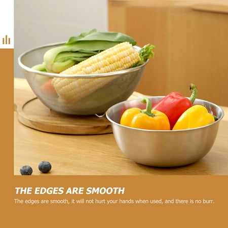Frcolor 1 Set Rice Strainer Fruit Colander Washable Hamper Vegetable Washing Basket Kitchen Strainer
Frcolor 1 Set Rice Strainer Fruit Colander Washable Hamper Vegetable Washing Basket Kitchen Strainer