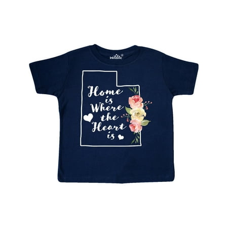 Inktastic Utah Home is Where The Heart is with Watercolor Floral Gift Toddler Toddler Girl T-Shirt
Inktastic Utah Home is Where The Heart is with Watercolor Floral Gift Toddler Toddler Girl T-Shirt