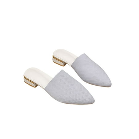Lacyhop Ladies Walking Sandal Closed Pointy Toe Heels Sandals Slip On Mules Work Casual Clogs Comfort Block Chunky Slides Blue 7
Lacyhop Ladies Walking Sandal Closed Pointy Toe Heels Sandals Slip On Mules Work Casual Clogs Comfort Block Chunky Slides Blue 7