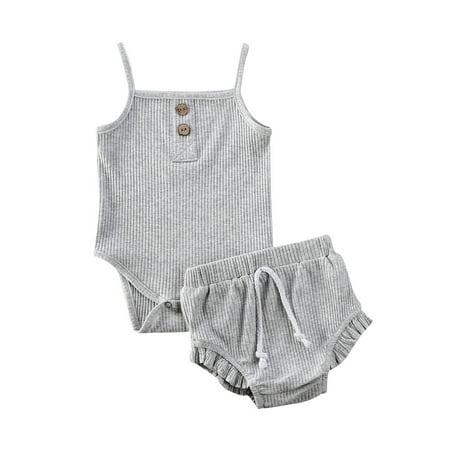Carolilly 2Pcs Toddler Baby Girl Knit Shorts Set Sleeveless Romper+ Bloomers Shorts Outfits 0-24Months
Carolilly 2Pcs Toddler Baby Girl Knit Shorts Set Sleeveless Romper+ Bloomers Shorts Outfits 0-24Months