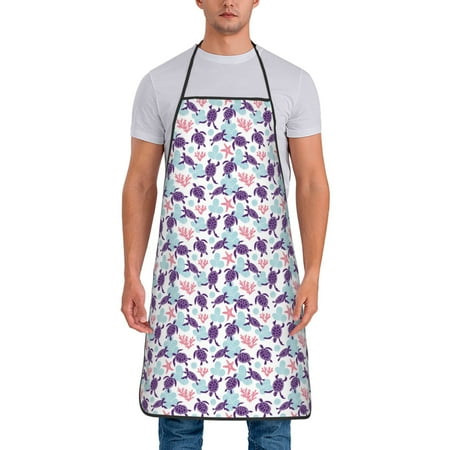 Wukai Ornamental Turtles Print Aprons Adjustable Bib Aprons Cooking Kitchen Chef Apron for Women and Men
Wukai Ornamental Turtles Print Aprons Adjustable Bib Aprons Cooking Kitchen Chef Apron for Women and Men