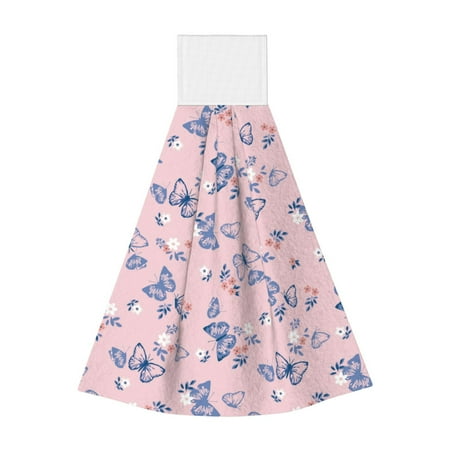 Jgfou Butterfly Print Coral Fleece Microfiber Hanging Hand Towel Soft Premium Dishcloths Multi-Purpose Dust and Stain Removal Cleaning Supplies
Jgfou Butterfly Print Coral Fleece Microfiber Hanging Hand Towel Soft Premium Dishcloths Multi-Purpose Dust and Stain Removal Cleaning Supplies