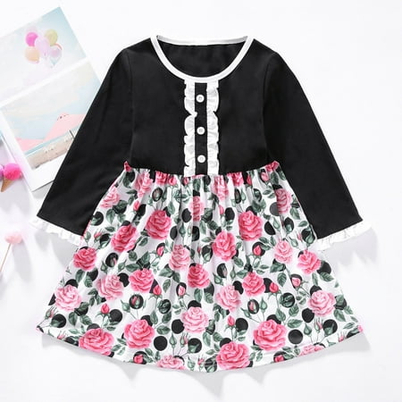 AURIGATE Baby and Toddler Girl Dress Toddler Kids Children Girls Flowers Print Cute Winter Clothes Princess Dress
AURIGATE Baby and Toddler Girl Dress Toddler Kids Children Girls Flowers Print Cute Winter Clothes Princess Dress