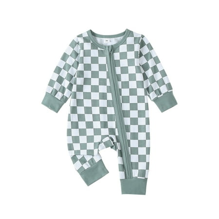 Mioliknya Baby Girl Boy Checkerboard Romper Long Sleeve Full Length Jumpsuit
Mioliknya Baby Girl Boy Checkerboard Romper Long Sleeve Full Length Jumpsuit